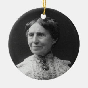 Adorno De Cerámica Retrato de Clara Barton más tarde en la vida