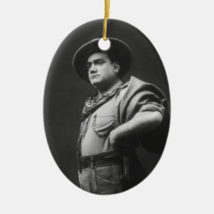 Adorno De Cerámica Retrato de cuerpo completo de Enrico Caruso