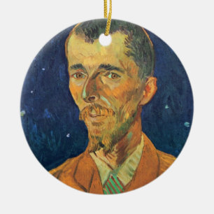 Adorno De Cerámica Retrato de Eugene Boch por Vincent van Gogh