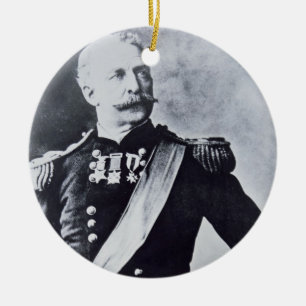 Adorno De Cerámica Retrato de general de brigada Nelson A. Miles (183