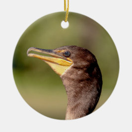 Adorno De Cerámica Retrato de un cormorán