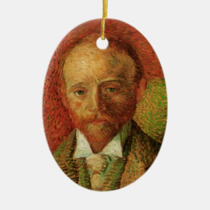 Adorno De Cerámica Retrato de Van Gogh del concesionario de arte Alex