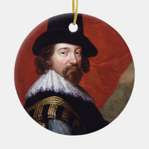 Adorno De Cerámica Retrato de vizconde St Alban de sir Francis Bacon