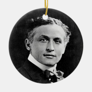 Adorno De Cerámica Retrato del mago americano Harry Houdini