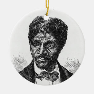 Adorno De Cerámica Retrato grabado del afroamericano Dred Scott