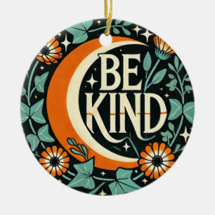 Adorno De Cerámica Retro Be Kind