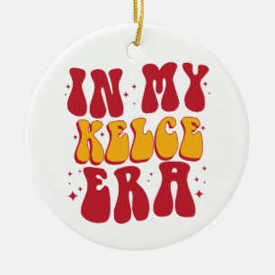 Adorno De Cerámica Retro Groovy En Mi Era Kelce 