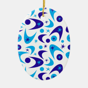 Adorno De Cerámica Retro Hanukkah Boomerangs