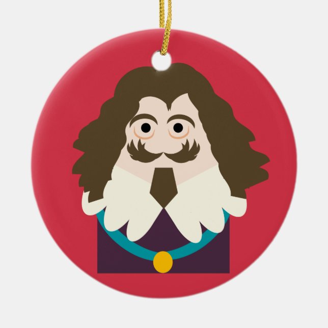 Adorno De Cerámica Rey Carlos I de Inglaterra y Escocia (Frente)