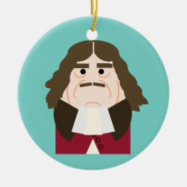 Adorno De Cerámica Rey Carlos II de Inglaterra y Escocia