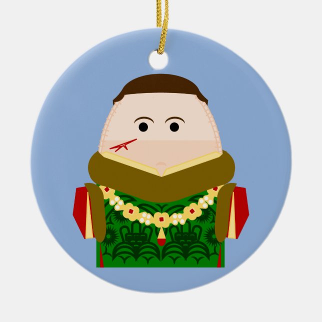 Adorno De Cerámica Rey Enrique V de Inglaterra (Frente)