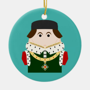 Adorno De Cerámica Rey Enrique VI de Inglaterra