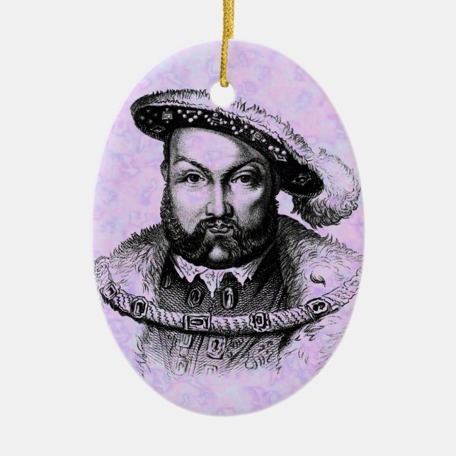 Adorno De Cerámica Rey Enrique VIII (Frente)