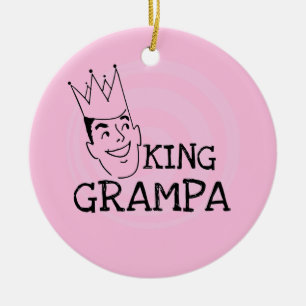 Adorno De Cerámica Rey Grampa T-shirts y regalos