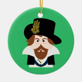 Adorno De Cerámica Rey James VI de Escocia y James I de Inglaterra