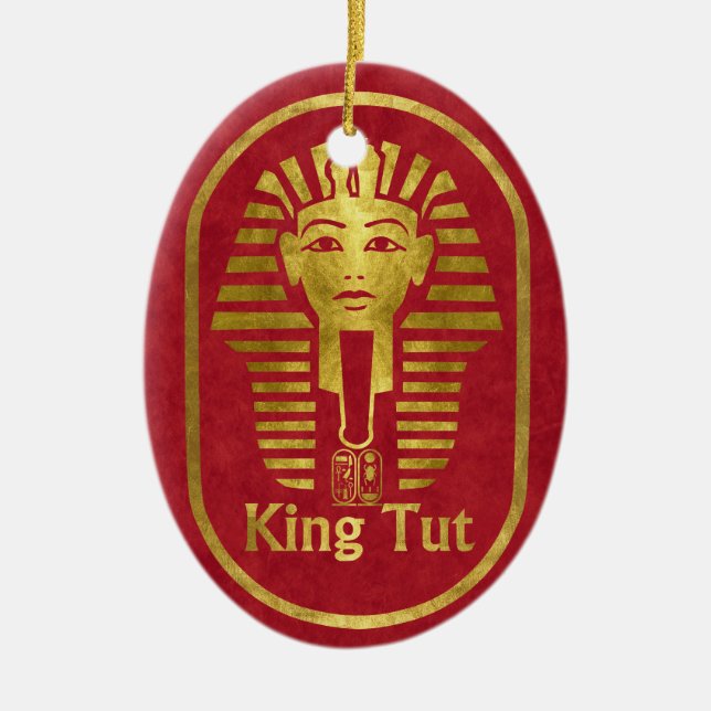 Adorno De Cerámica Rey Tut (Frente)