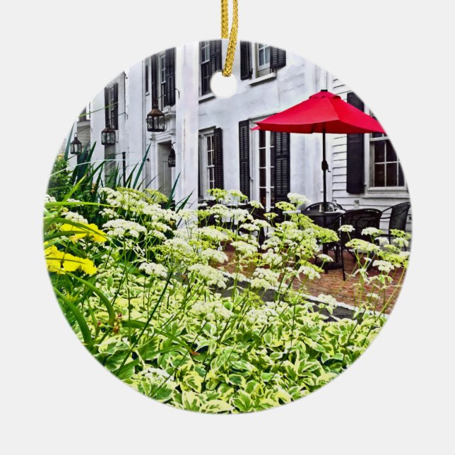 Adorno De Cerámica Rhinebeck NY - Asientos exteriores (Frente)