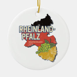 Adorno De Cerámica Rhineland-Palatinate Alemania RLP