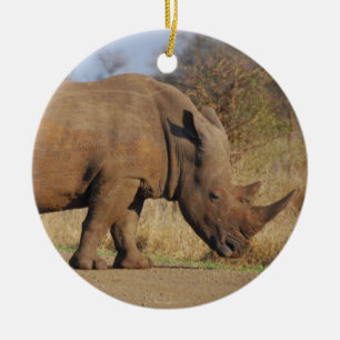 Adorno De Cerámica Rhino
