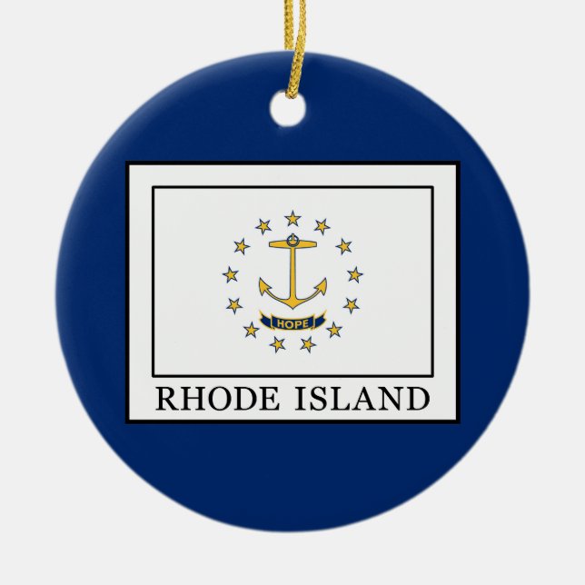 Adorno De Cerámica Rhode Island (Frente)