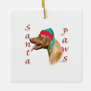 Adorno De Cerámica Rhodesian Ridgeback Santa Paws