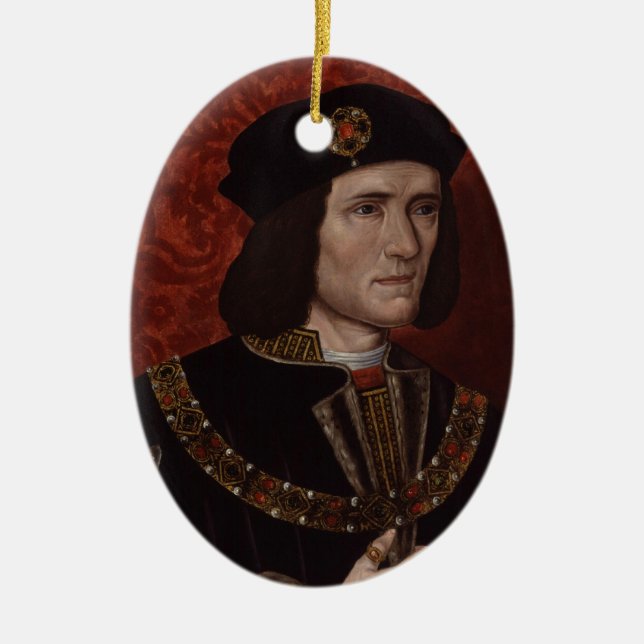 Adorno De Cerámica Richard III de Inglaterra (Frente)