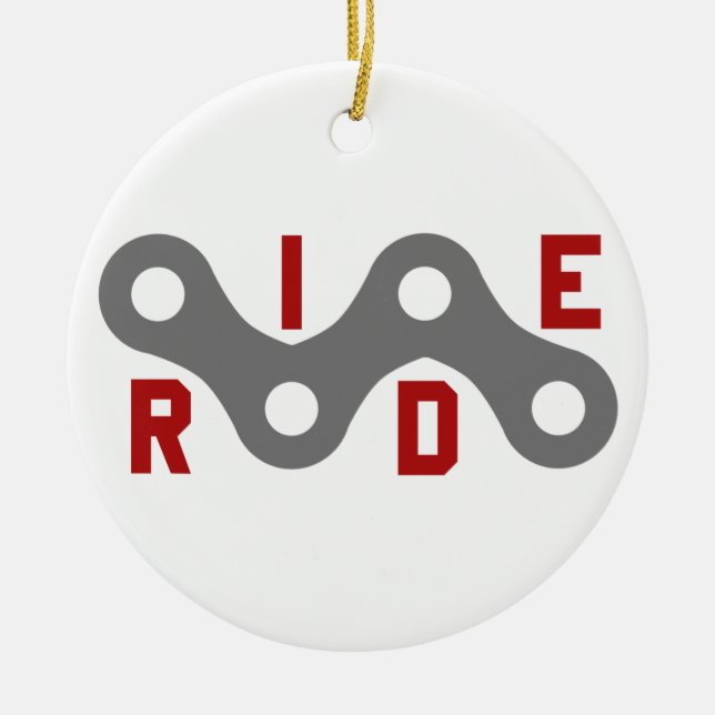 Adorno De Cerámica Ride (cadena) (Frente)