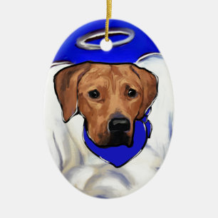 Adorno De Cerámica Ridgeback de Rodesia