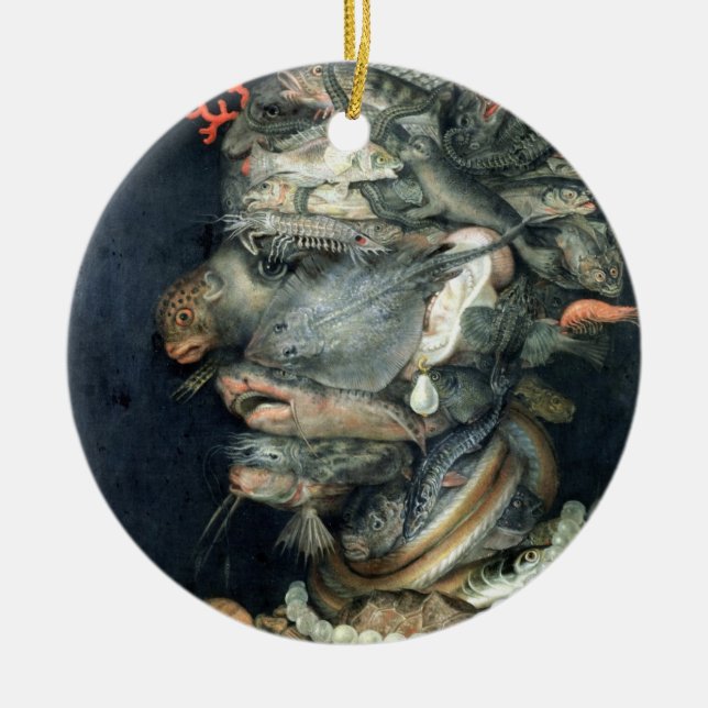 Adorno De Cerámica Riegue, (aceite en lona), Arcimboldo, José (Frente)