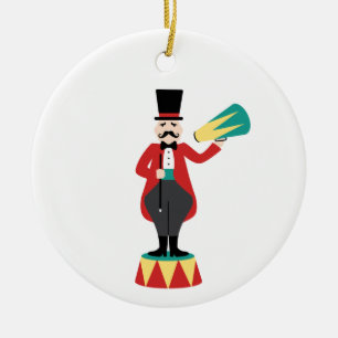 Adorno De Cerámica Ringmaster del circo