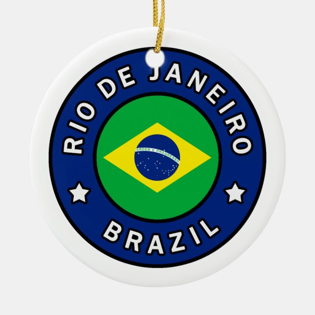 Adorno De Cerámica Río de Janeiro Brasil (Frente)