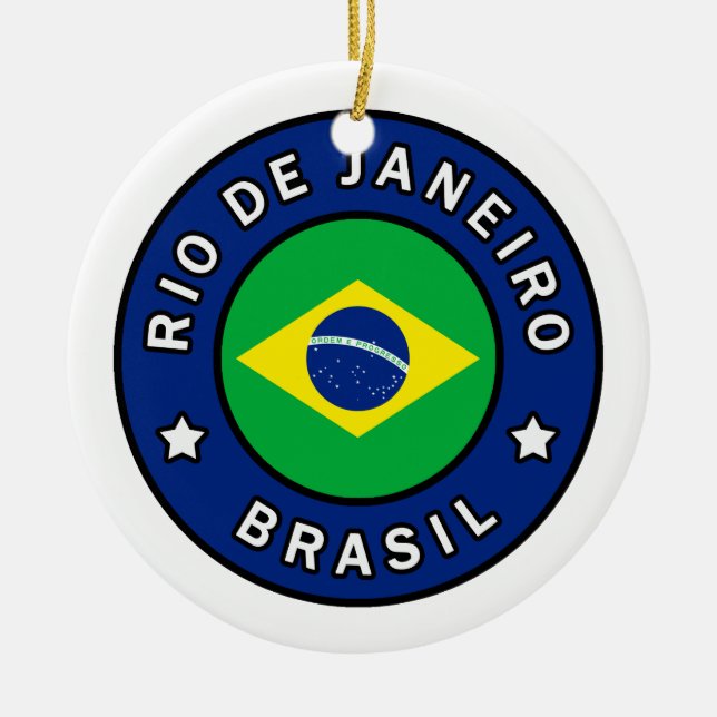 Adorno De Cerámica Río de Janeiro Brasil (Frente)
