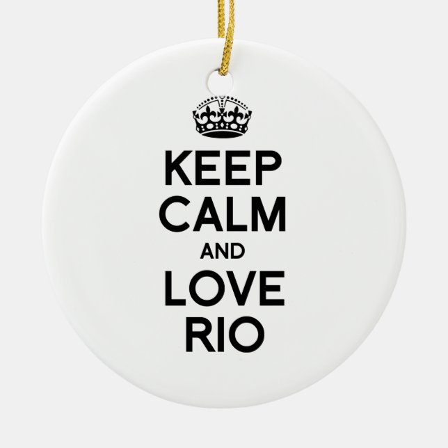 ADORNO DE CERÁMICA RÍO DE JANEIRO GUARDA LA CALMA - .PNG (Frente)