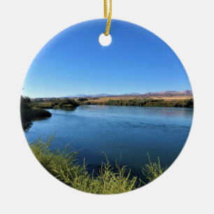 Adorno De Cerámica Río Serpiente, Melba, ID