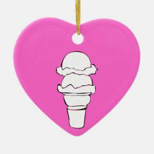 Adorno De Cerámica rizos de helado