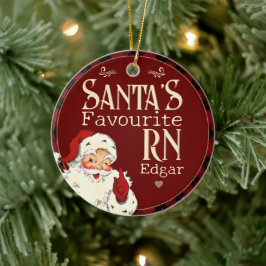 Adorno De Cerámica RN favorita de Santas