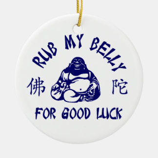 Adorno De Cerámica Róbalo a mi Belly de Buda por buena suerte