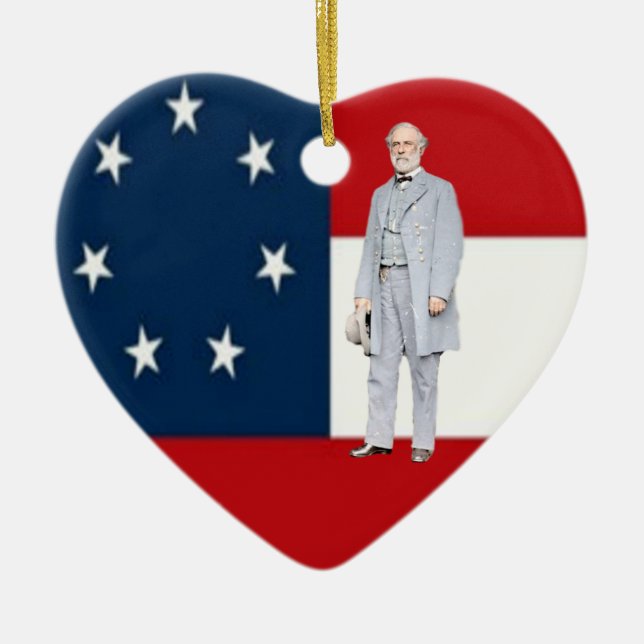 ADORNO DE CERÁMICA ROBERT E. LEE (Frente)