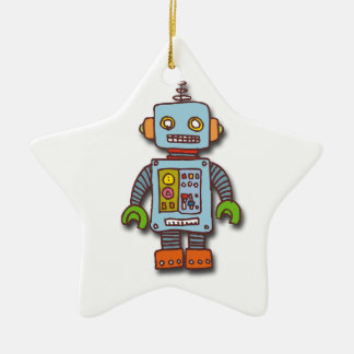 Adorno De Cerámica Robot