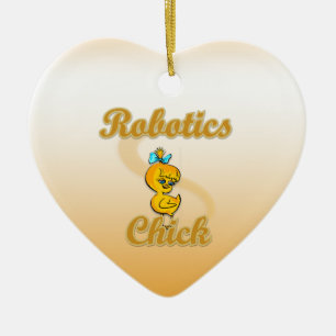 Adorno De Cerámica Robotics Chick