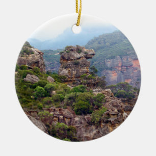 Adorno De Cerámica Roca Cabeza de Caballo