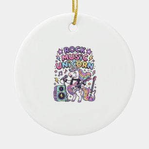 Adorno De Cerámica Roca de música de unicornio Mercado encantador de 