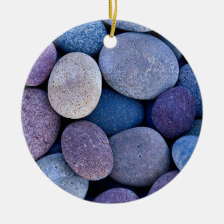 Adorno De Cerámica Rocas azules de piedra