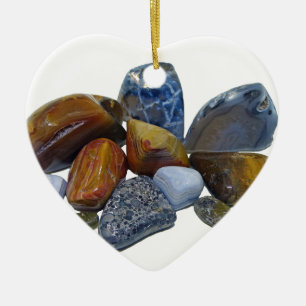 Adorno De Cerámica Rocas pulidas