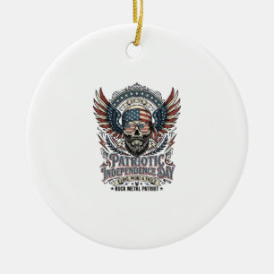 Adorno De Cerámica Rociero de bandana patriótica Meta de música de Ol