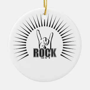 Adorno De Cerámica Rock
