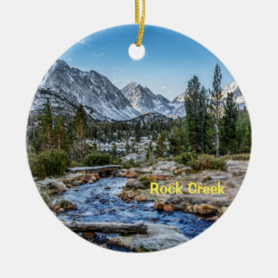 Adorno De Cerámica Rock Creek, valle de los Lagos Pequeños, Californi