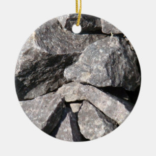 Adorno De Cerámica Rock de granito suelto