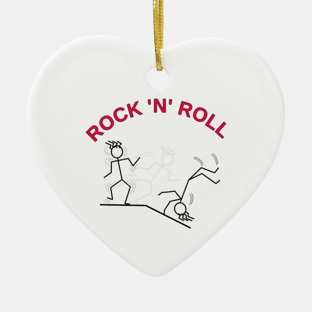 Adorno De Cerámica Rock 'N' Roll (Frente)