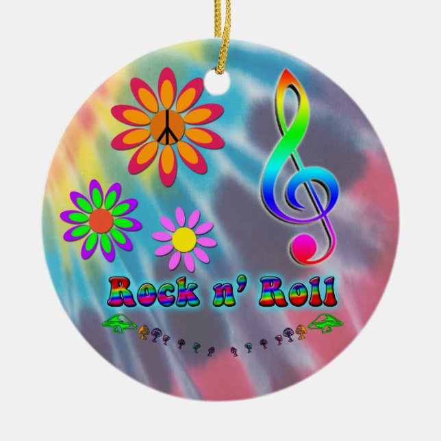 Adorno De Cerámica Rock n' Roll (Frente)